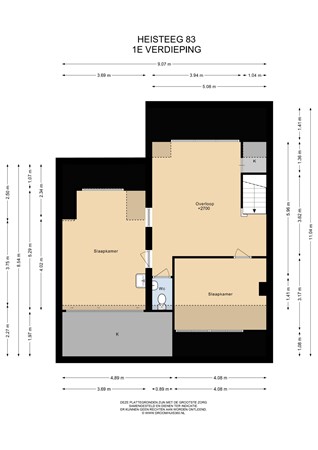 Floorplan - Heisteeg 83, 6171 NJ Stein